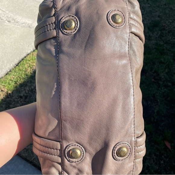 EUC MARC JACOBS Taupe turnlock Satchel Bag - Picture 8 of 13